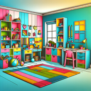 использование ярких и контрастных цветов в графическом оформлени...