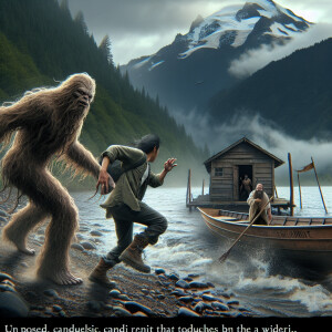 The foot of the mountain near Chehalis Reserve, a humanoid looki...