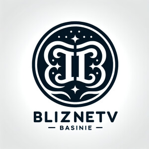 Нарисуй логотип со знаком зодиака близнецы и с надписью Bliznets...