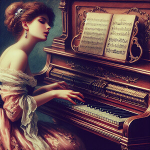 Inspired by the painting Virgil Elliott - The Songstress aka Ann...
