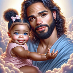 Create a 3D realistic artwork featuring the phrase 'Jesus Saves'...
