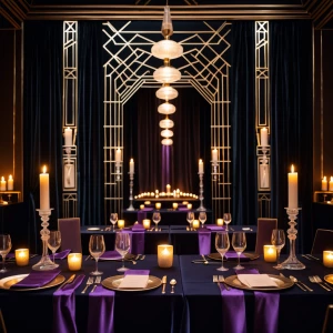 "Velvet Twilight" Intimate Gathering
 * "An intimate wedding din...