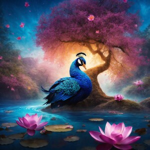 Create a hyper-realistic painting depicting quantum energy and q...