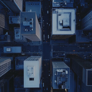 Photographing a city from above --sref 469710847