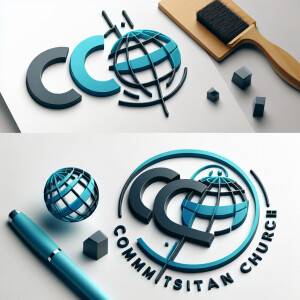 Create a 3D logo with the initials CCF.
It should have a globe o...