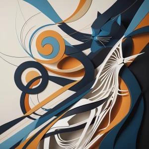 Hyperrealistic, zephyr, skeleton cat