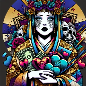 Shaped Logo
 brand name [Dead Hearts & Butterflies]
Anime logo
E...