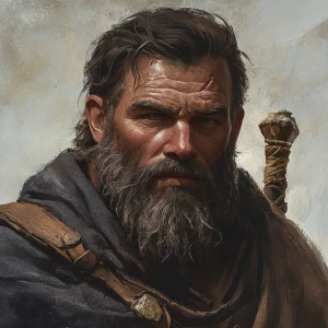 Up close art of the head of 47 year old man that is 6’0 and weig...