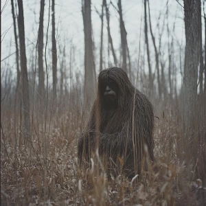 The Ohio grassman a humanoid looking hair covered sasquatch in O...
