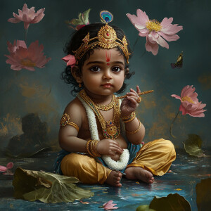 create baby krishna