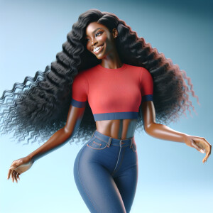 Create a 3D motion graphic featuring a photorealistic, athletic...