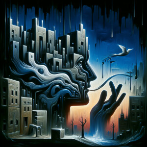 The many lies of mainstream media portrayed, Digital illustratio...