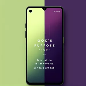 Create a background for iPhone 12 with a harmony heavenly lime g...