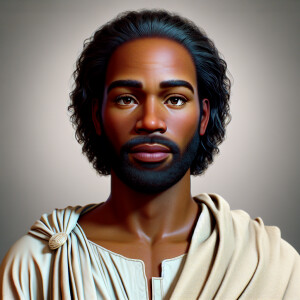 "Create a 3D realistic artwork featuring the phrase 'Jesus Saves...