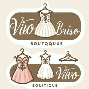 Draw a logo for the women's dress store «VIVO Boutique»