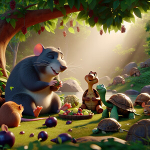 Scene 4: The Lesson Learned

(The scene returns to the forest cl...