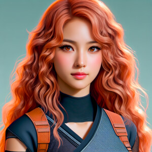 The daughter of Sakura Haruno and Ichigo Kurosaki. Beautiful Kun...