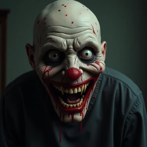 Scary Crazy spooky hilarious,ultra-detailed, ultra-realistic, ma...