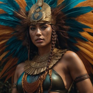 Generate an image of me as a woman amazon warrior