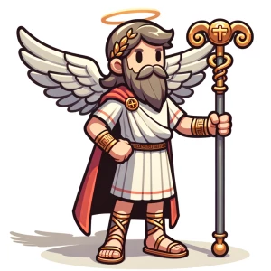 A depiction of Hermes from the Netflix series “Blood of Zeus,” a...