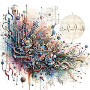 The golden ratio, Minimalist art Circuit, boards, circuitry, diagrams Cellular structures, DNA, circuit boards, colorful wires,  asian and Egyptian  graffiti, lie detector graphs, cardio printout, branches Bones painterly background rust