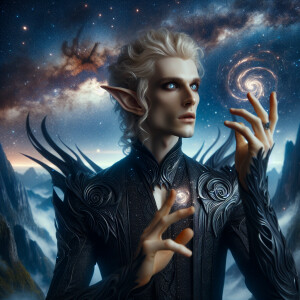 Caranthir-Ar-Fieniel from the Witcher uses magic to alter the st...