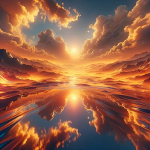 Create a hyper-realistic detailed image of a vast, sprawling pud...