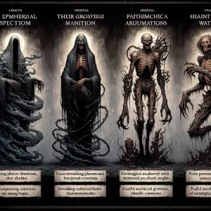 Design four unique Cenobites, each inspired by different aspects...