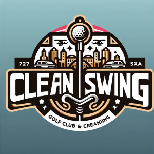 Create a sleek, and elegant logo for 'Clean Swing', a company of...