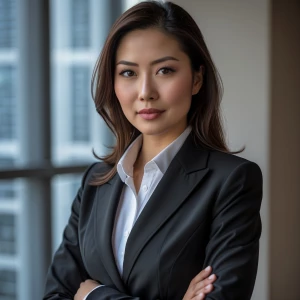 Photography, photo for resume, a corporate woman in business att...