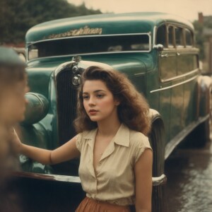 Full body teenage girl in tight wet tshirt