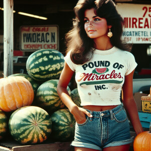 color film photograph from the early seventies of a stunning 25-...