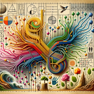 The golden ratio, Minimalist art Circuit, boards, circuitry, diagrams Cellular structures, DNA, circuit boards, colorful wires,  asian and Egyptian  graffiti, lie detector graphs, cardio, printout , branches infinity sign, cave, Art, handprints, distant birds flying, flowering vines, abstract, painting, Broccoli Fibonacci sequence