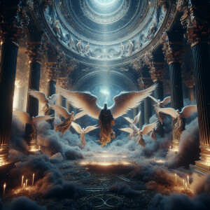 Angels meet you where you are , ultra-detailed, ultra-realistic,...