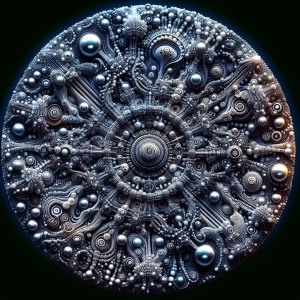 Design a rap album cover titled "The Beauty of Meteorostasis" th...