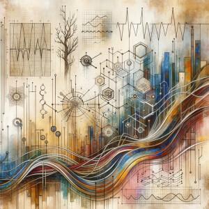 The golden ratio, Minimalist art Circuit, boards, circuitry, diagrams Cellular structures, DNA, circuit boards, colorful wires,  asian and Egyptian  graffiti, lie detector graphs, cardio printout, branches Bones painterly background rust