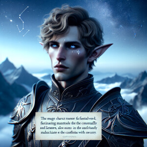 Caranthir-Ar-Fieniel from the Witcher uses magic to alter the st...