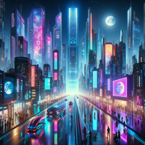 Cyberpunk city