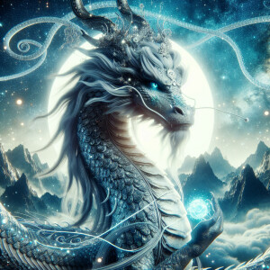 The Dragon Godess 3D animated motion graphics UHD 8K