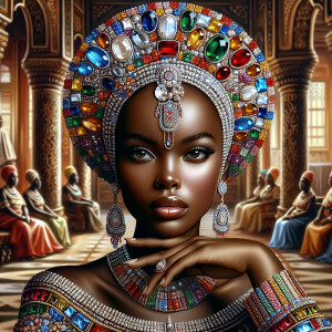 This time, ensure that the airbrush oil painting of the woman co...