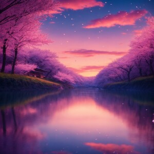 A breathtaking 4K anime nature wallpaper inspired by Isao Takaha...