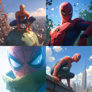 Spider man 4k solo photorealistic
