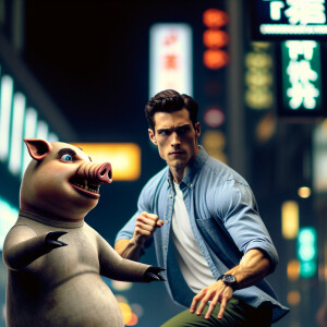 Jhonatan wick killing props pig and hitting the griddy