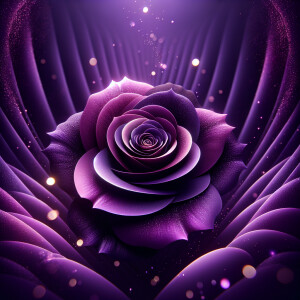 Deep purple color rose with lights in background just like iphon...