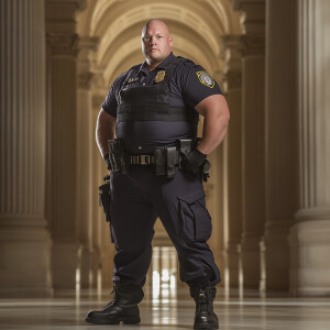 Lifesize digital photography portrait of young fit muscled, deep...