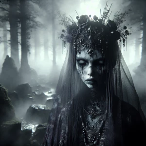 Evil being 3D hyper-realistic, hyper-detailed, shocking, macabre...