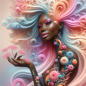 Abstract Fractal Art Surreal 32k hyper detailed ultra realistic...