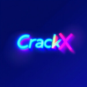 logo text "CrackX" --sref 2700920344 --p dg2k8l2