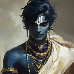 great a new character that looks like krishna god