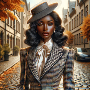 Create a digitally rendered image that depicts an African Americ...